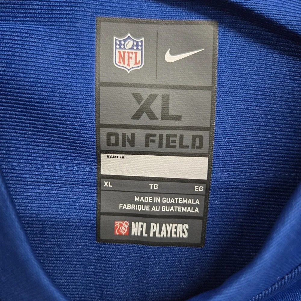 Andrew Luck #12 Indianapolis Colts NFL Nike On‎ Field Jersey Men's Size XL Blue